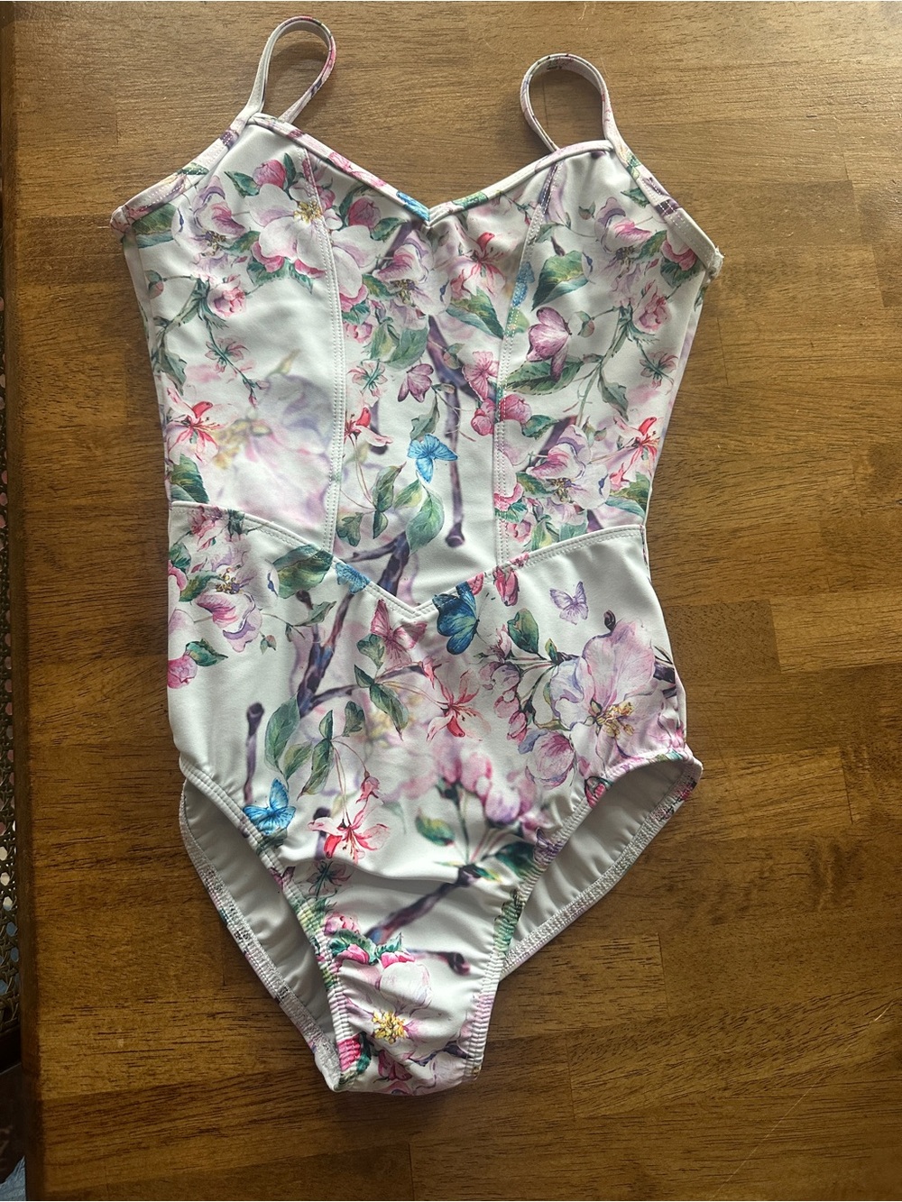 Floral Danse De Paris dance leotard AXS
